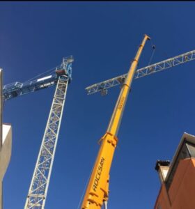 como se monta una grua torre